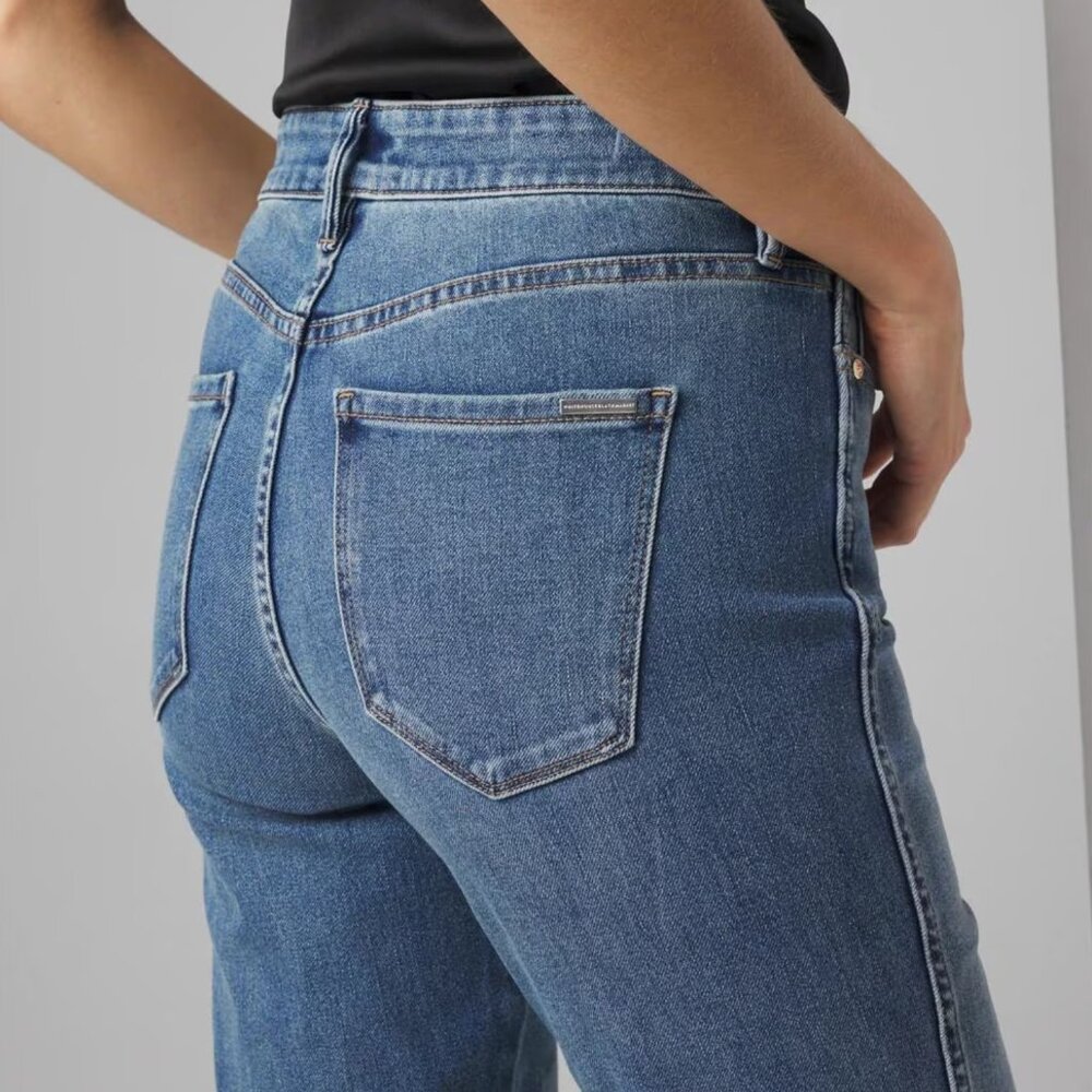 Alice+Olivia $298 AMAZING HIGH RISE GIRLFRIEND JEANS 25 - Picture 8 of 14
